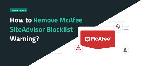 how to remove mcafee siteadvisor
